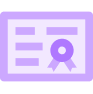 Ícone Do Certificado