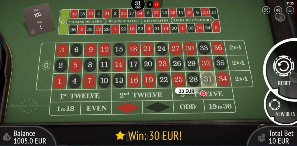 European Roulette - 2