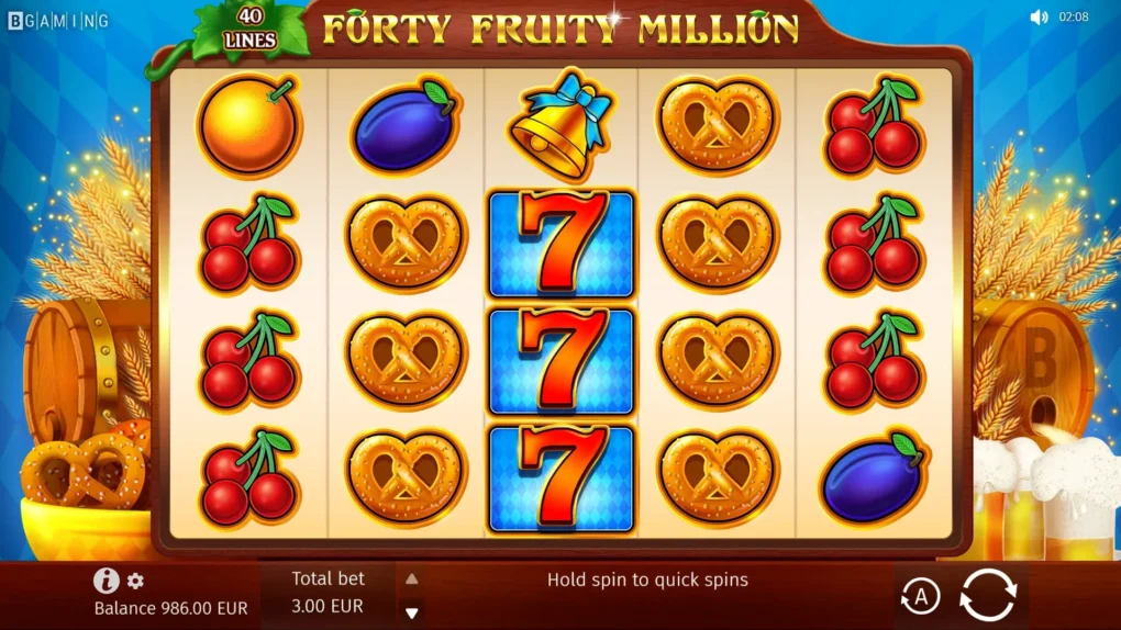 Forty Fruity Million - 2