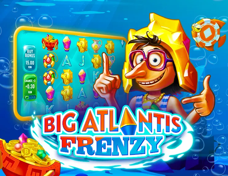Dive into a New Approach to Fishing Slots: BGaming Releases Big Atlantis Frenzy!
