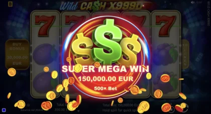 Wild Cash x9990 - 8