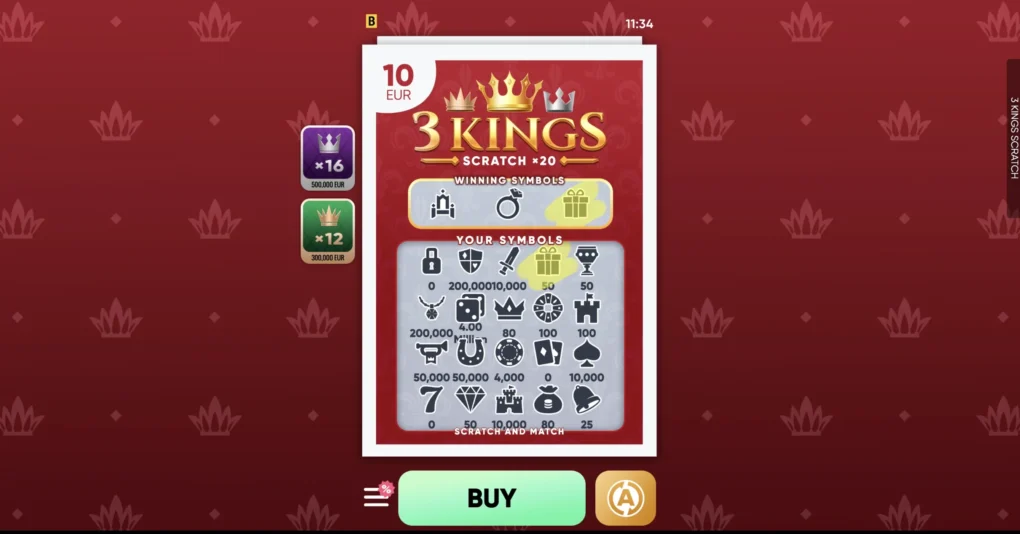 3 Kings Scratch - 5