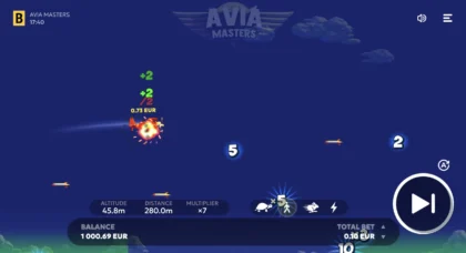 Сrash game with rising multiplier