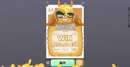 Scratch Alpaca Gold - 8