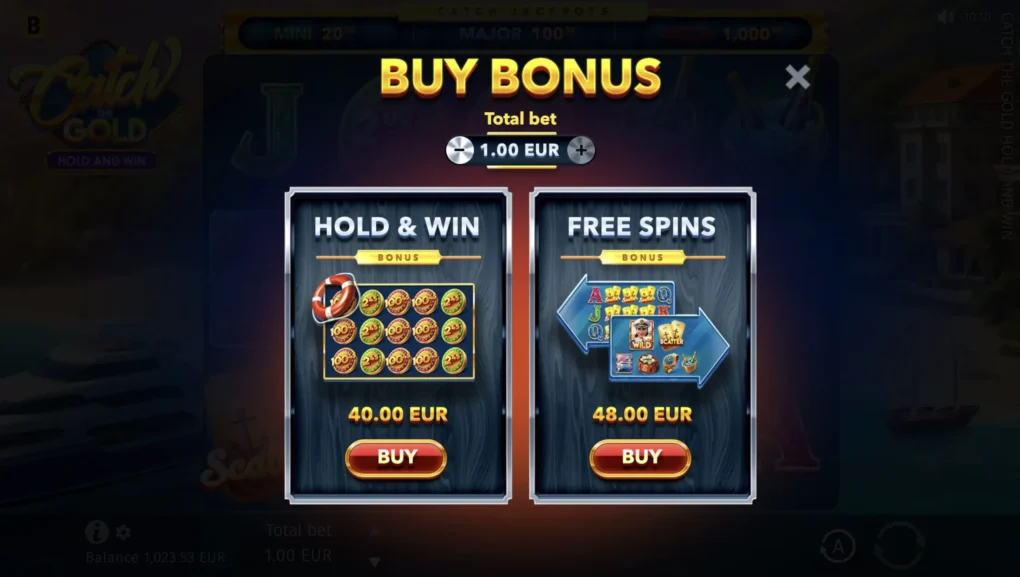 Catch the Gold Hold and Win - 9
