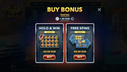 Catch the Gold Hold and Win - 20