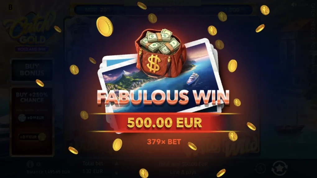 Catch the Gold Hold and Win - 3