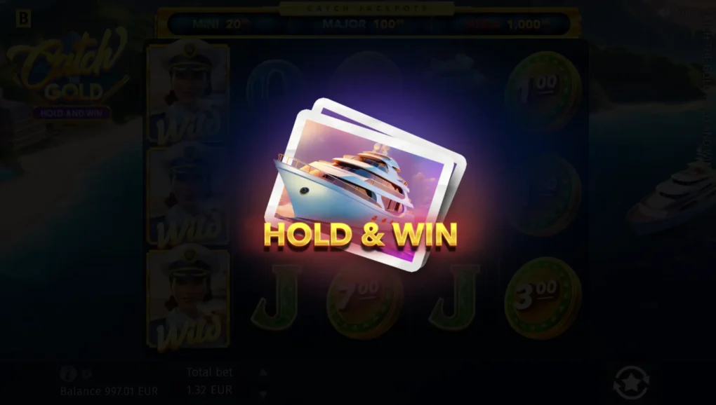Catch the Gold Hold and Win - 5
