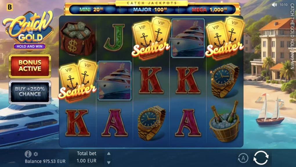 Catch the Gold Hold and Win - 4