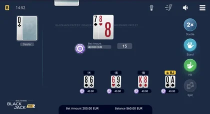 Multihand Blackjack Pro 2 - 11