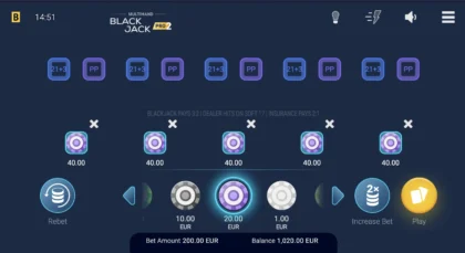 Multihand Blackjack Pro 2 - 16