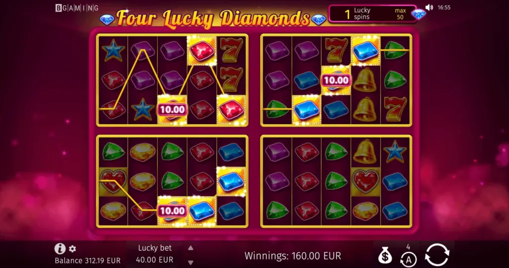 Four Lucky Diamonds - 12