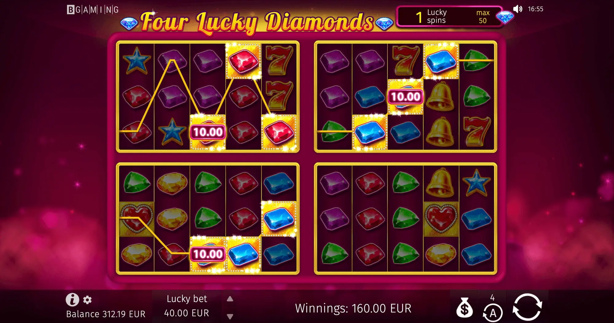 Four Lucky Diamonds - 6