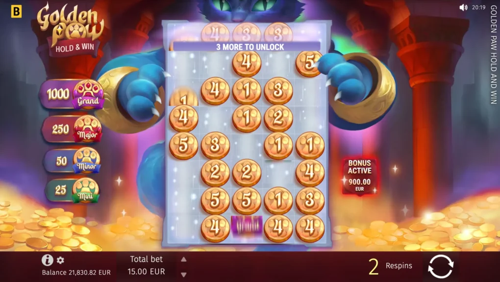 Golden Paw Hold & Win - 4