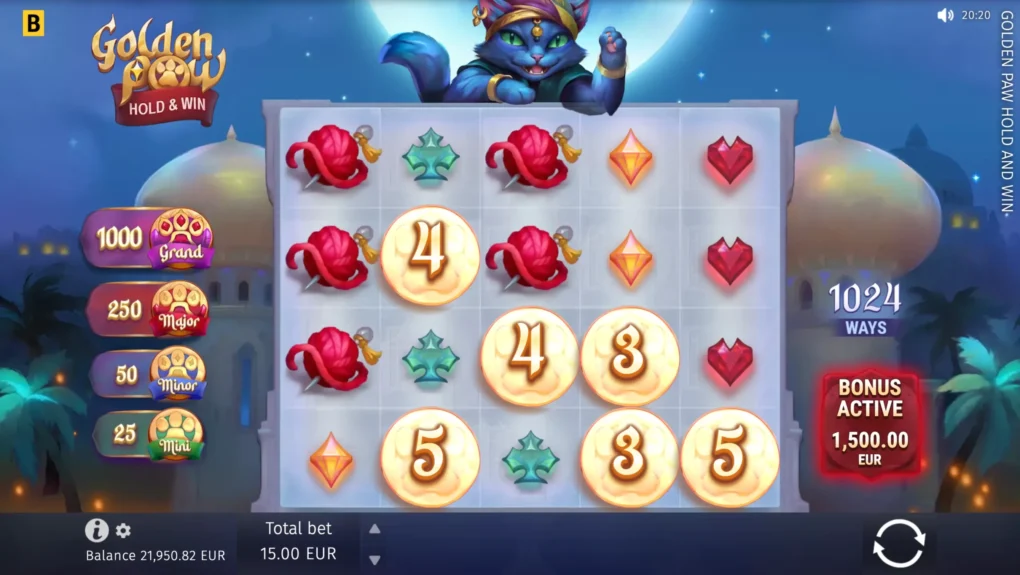 Golden Paw Hold & Win - 2