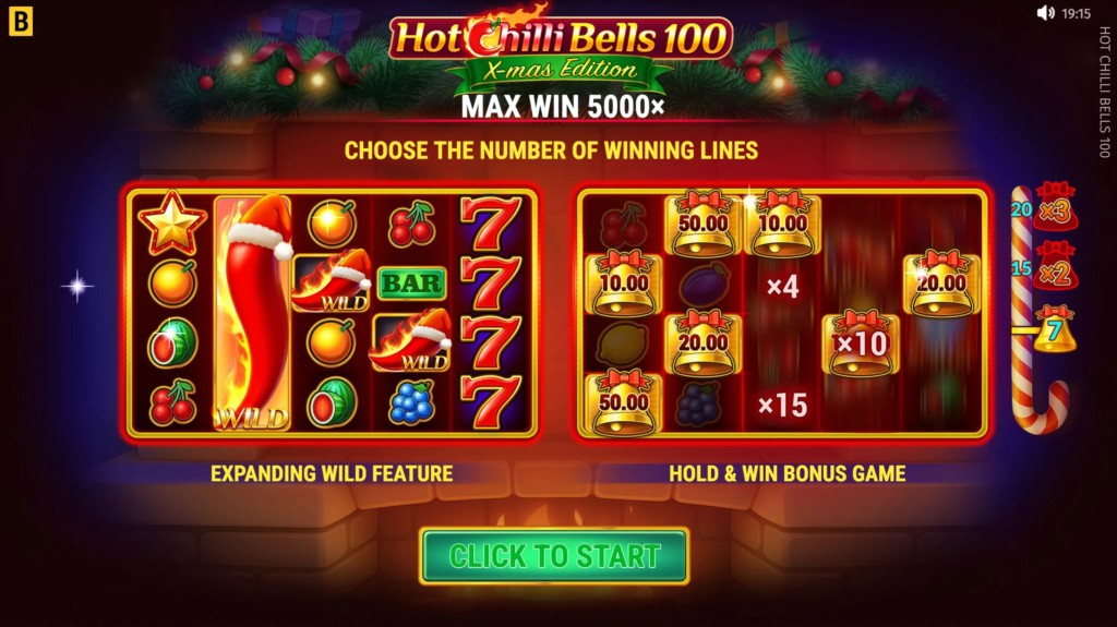 Hot Chilli 
Bells 100 - 15
