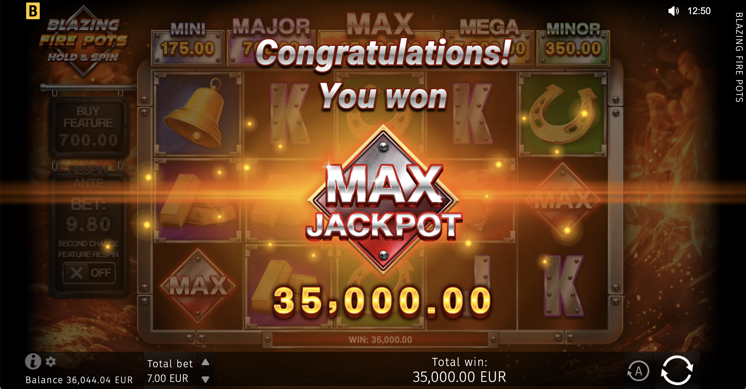 Blazing Fire Pots Hold & Spin - 3