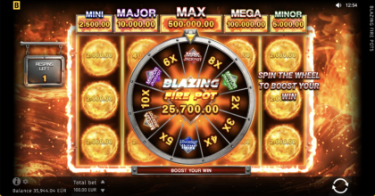 Blazing Fire Pots Hold & Spin - 11