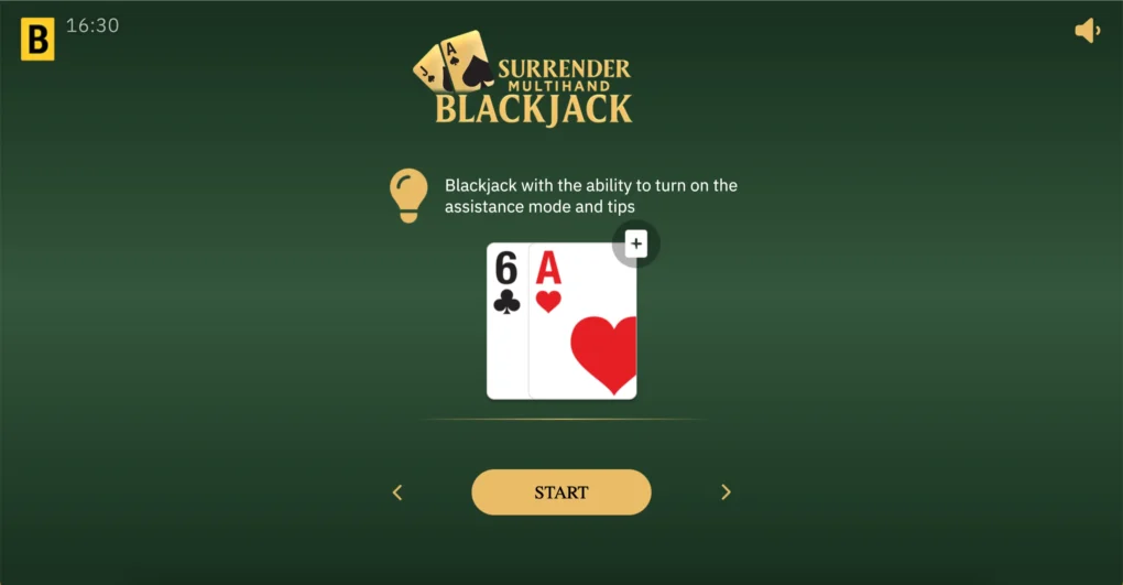 Surrender Multihand Blackjack - 6