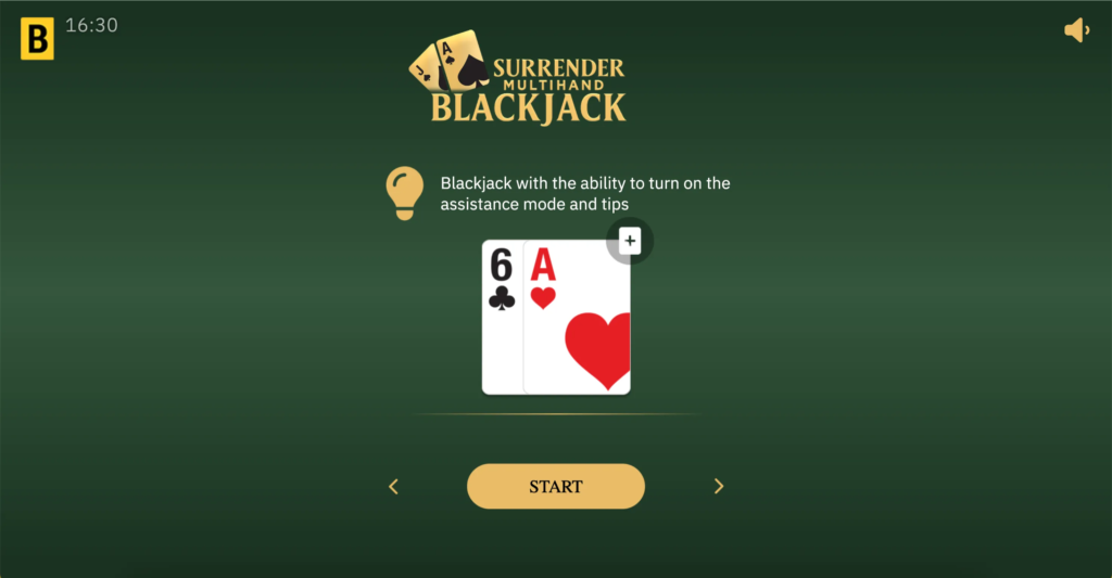 Surrender Multihand Blackjack - 12