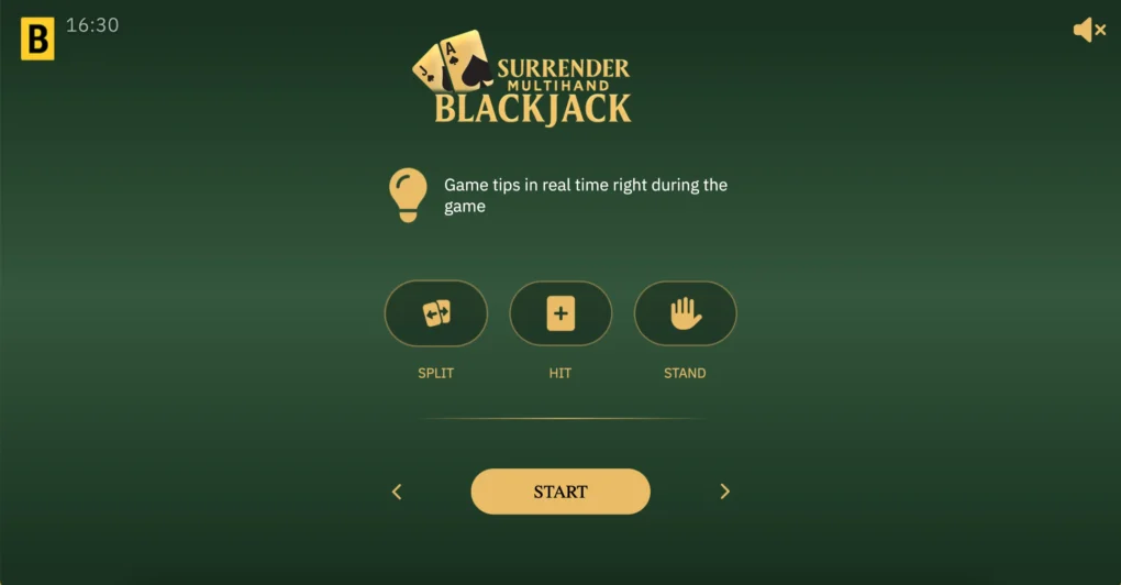 Surrender Multihand Blackjack - 5