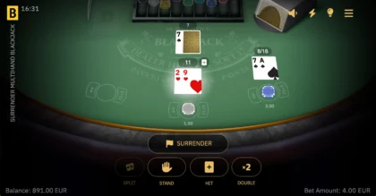 Surrender Multihand Blackjack - 8