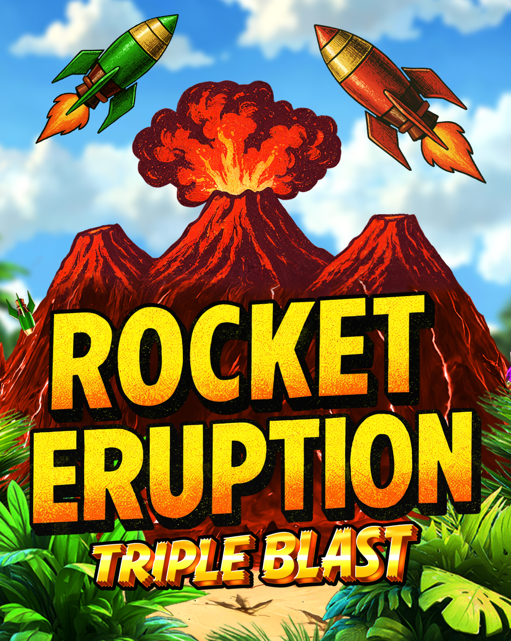 Erupción de Cohete: Explosión triple
