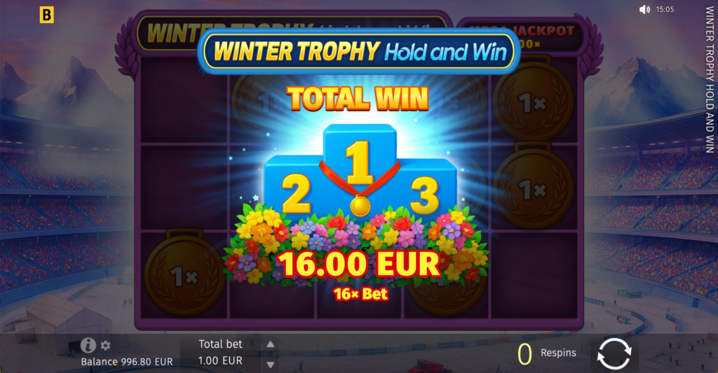 Winter Trophy Hold and Win - 15