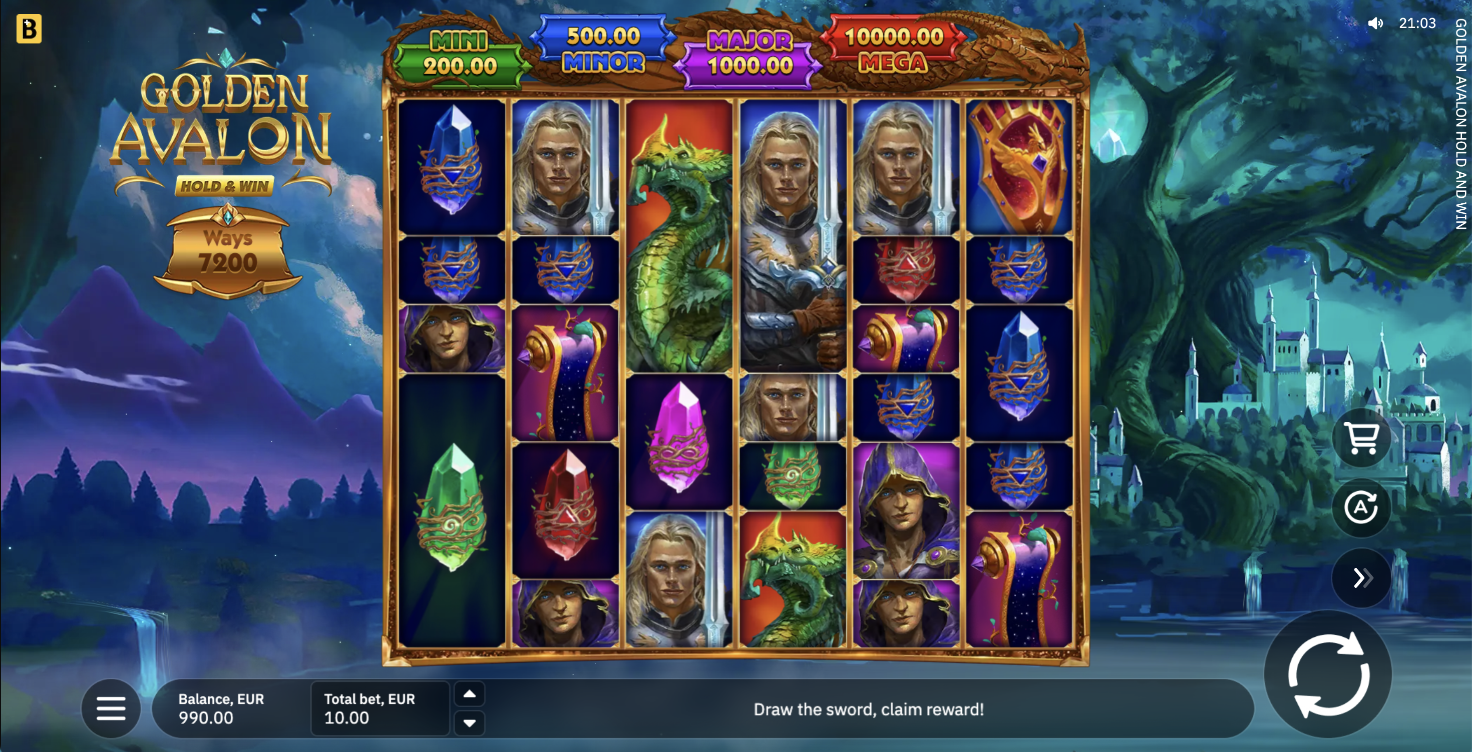 Golden Avalon Hold and Win - 7