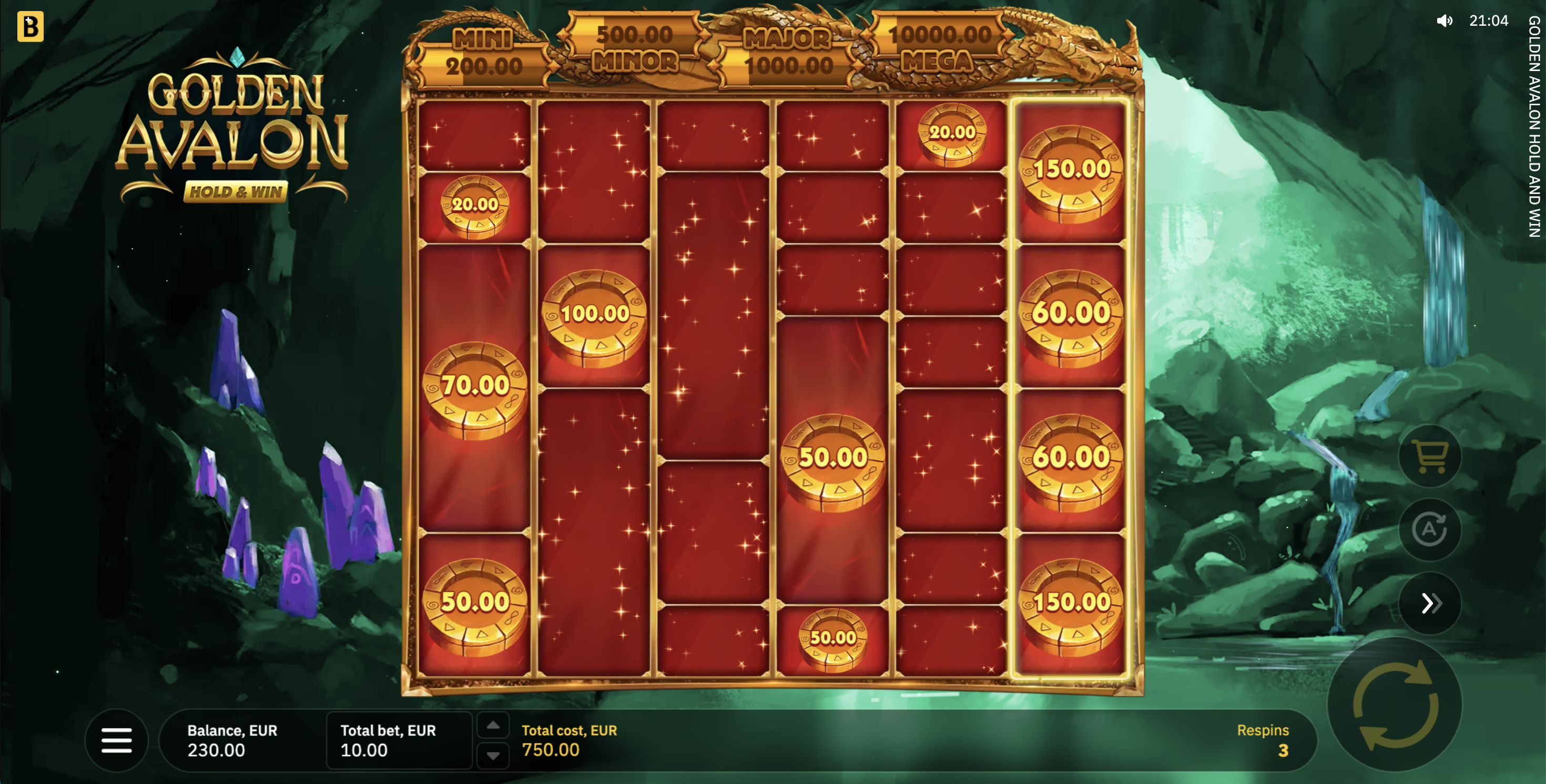 Golden Avalon Hold and Win - 6