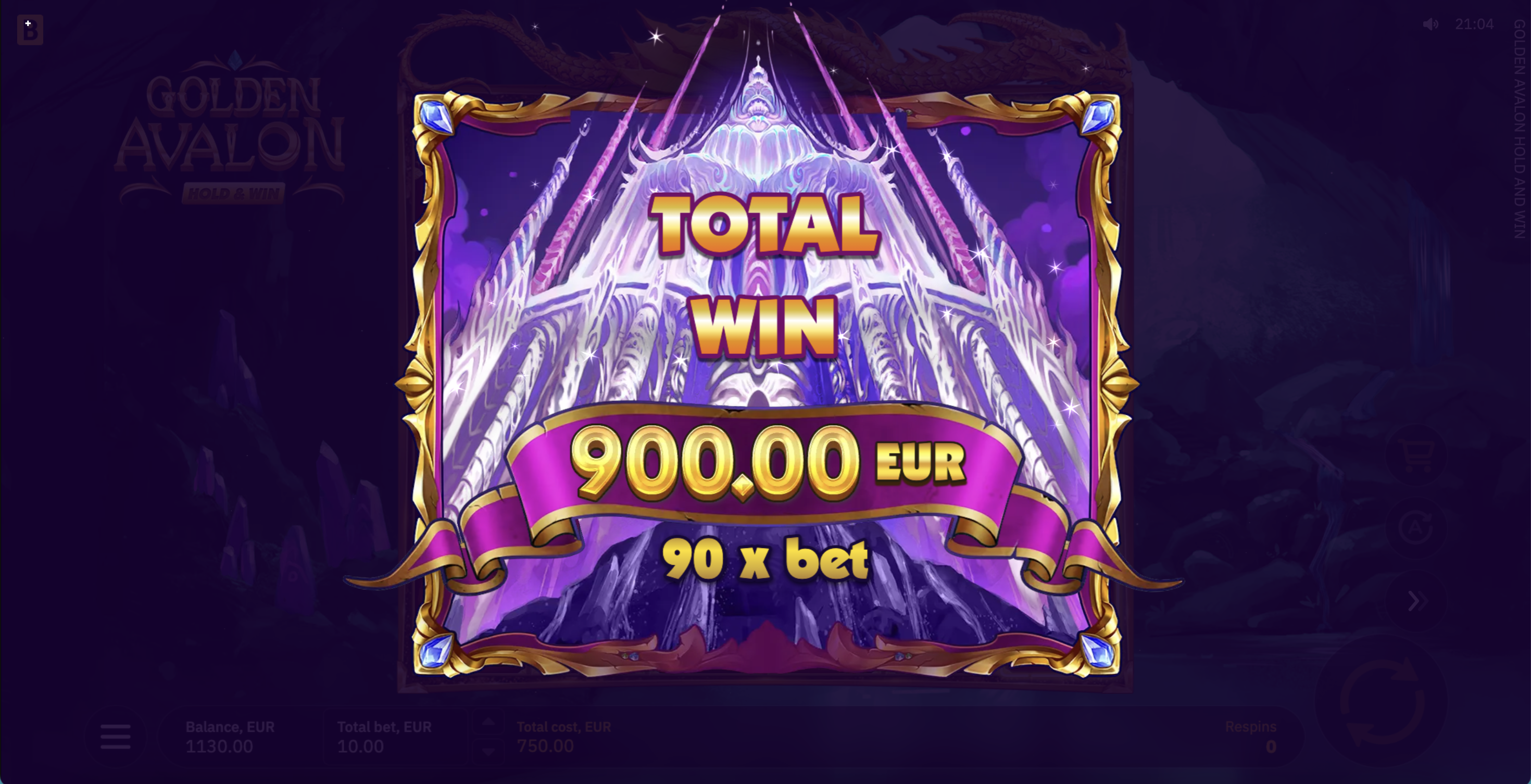 Golden Avalon Hold and Win - 3