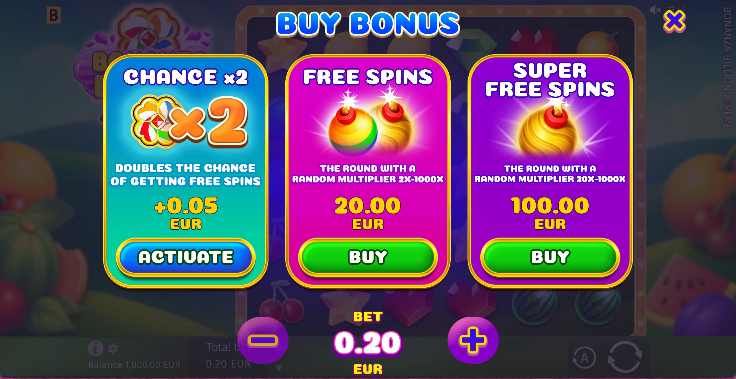 Bonanza Billion Xtreme - 5