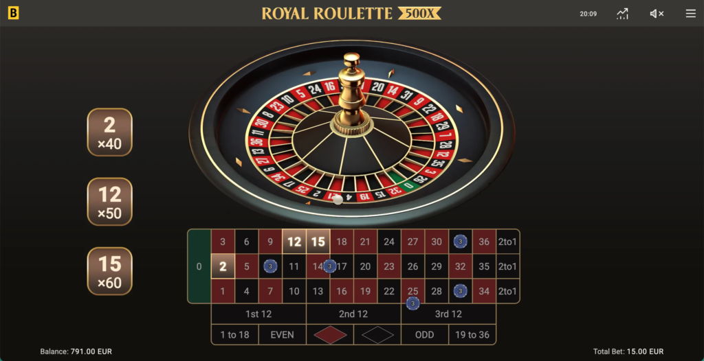 Royal Roulette 500X - 12