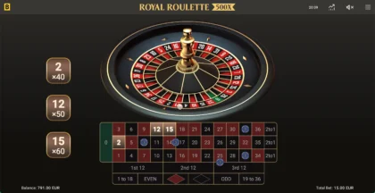 Royal Roulette 500X - 12