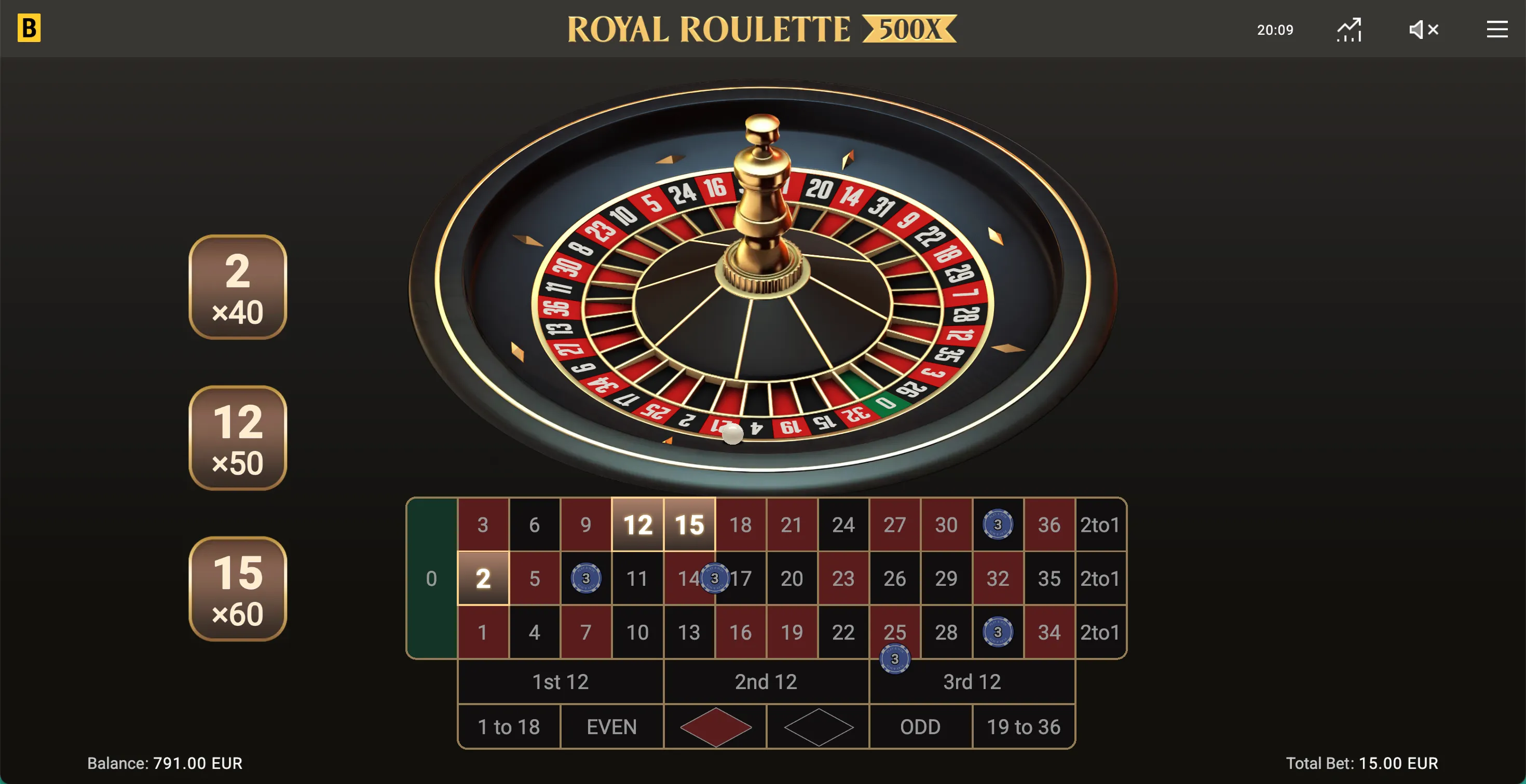 Royal Roulette 500X - 6