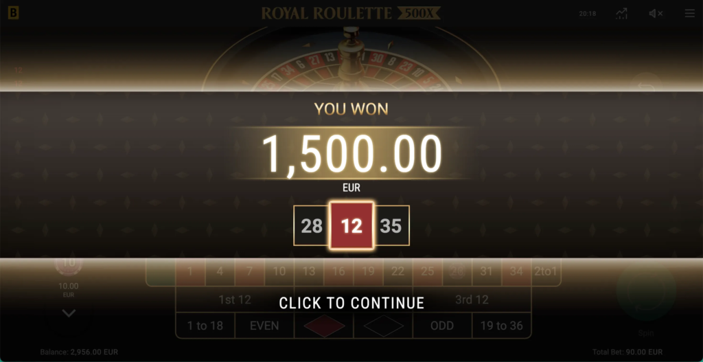 Royal Roulette 500X - 9