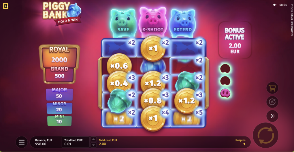 Piggy Bank Hold&Win - 6