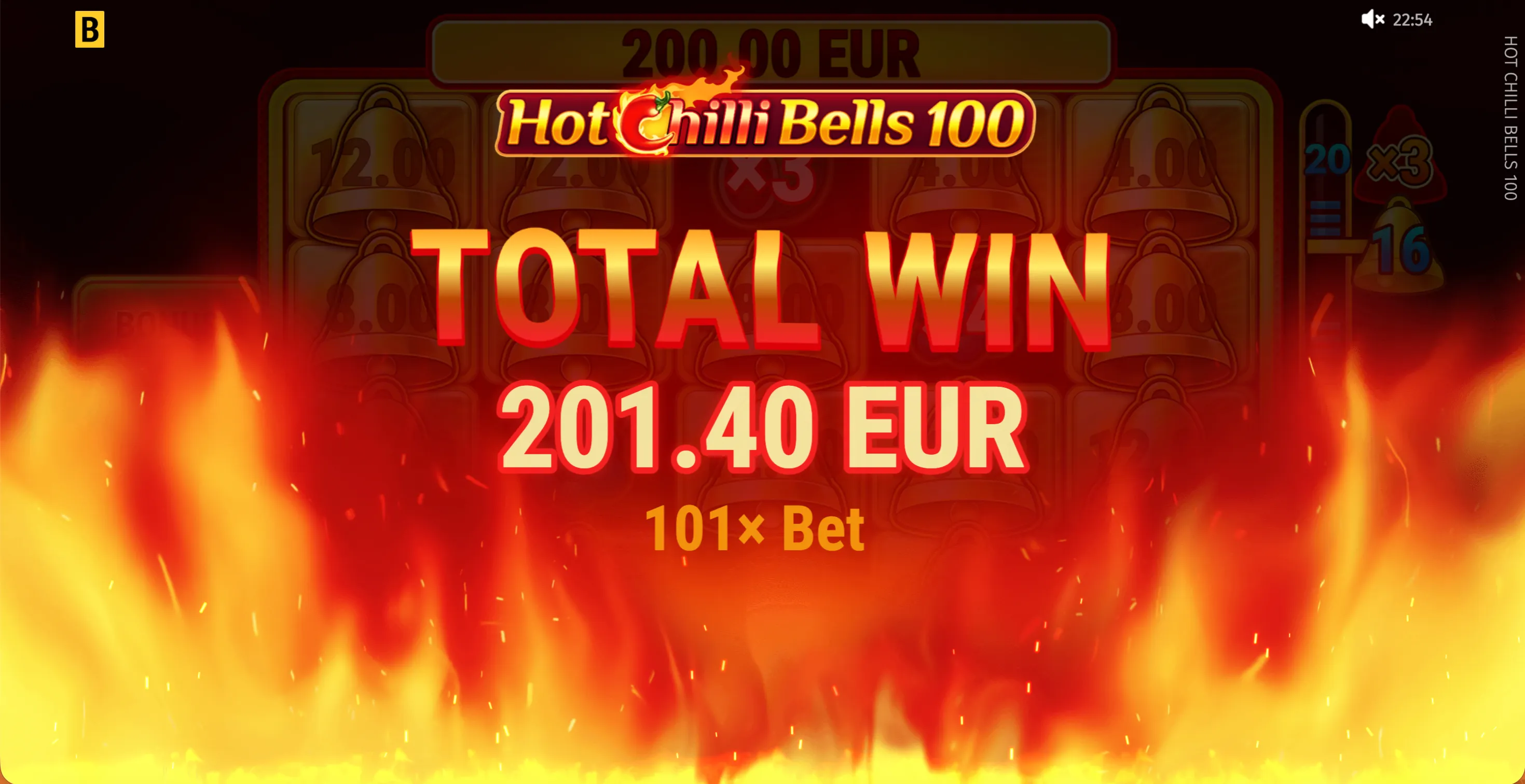 Hot Chilli 
Bells 100 - 3