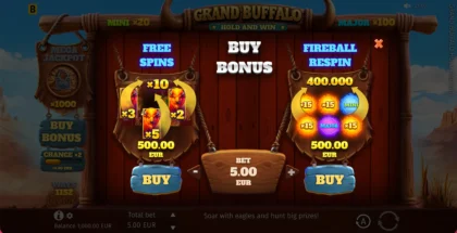 Grand Buffalo Hold and Win - 14