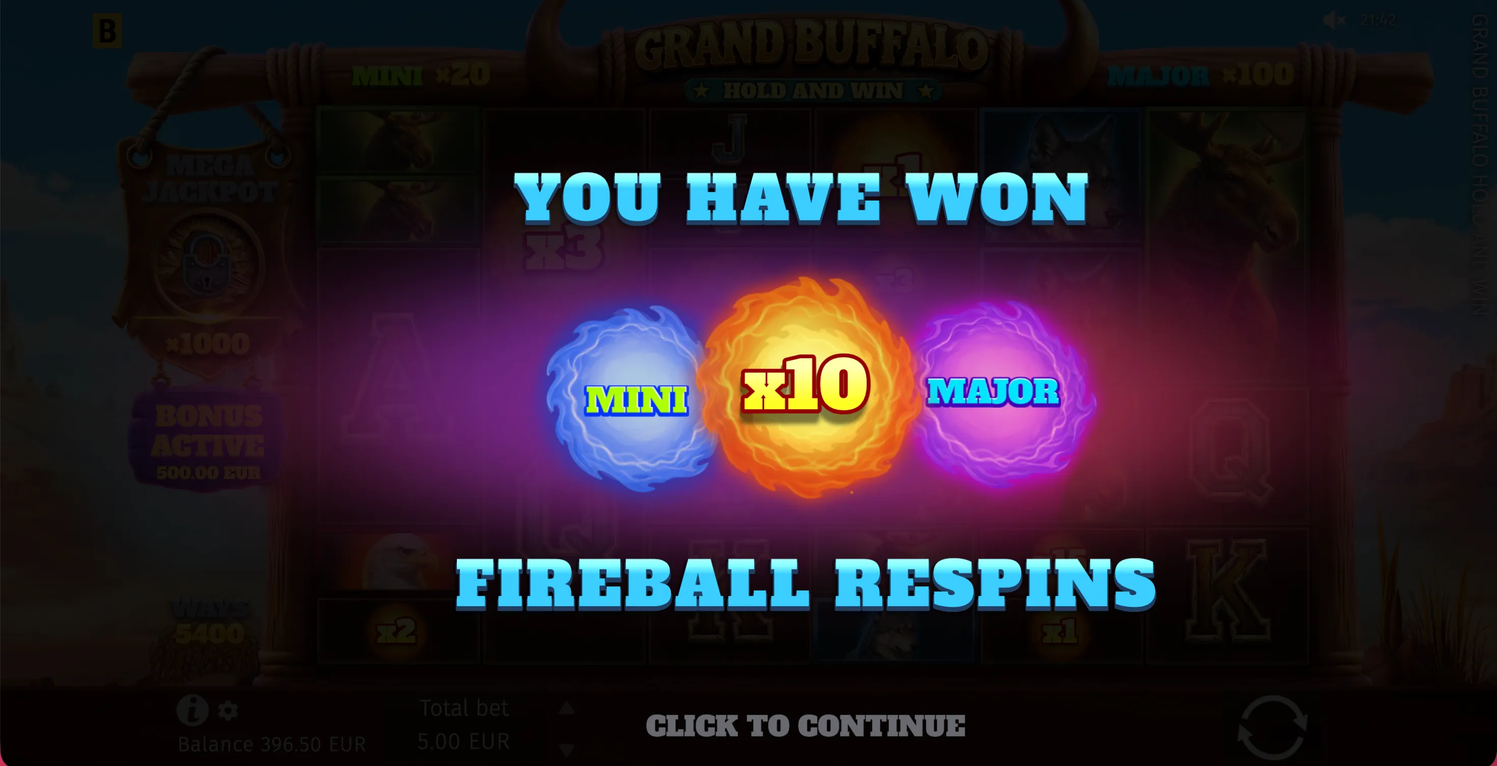 Grand Buffalo Hold and Win - 8