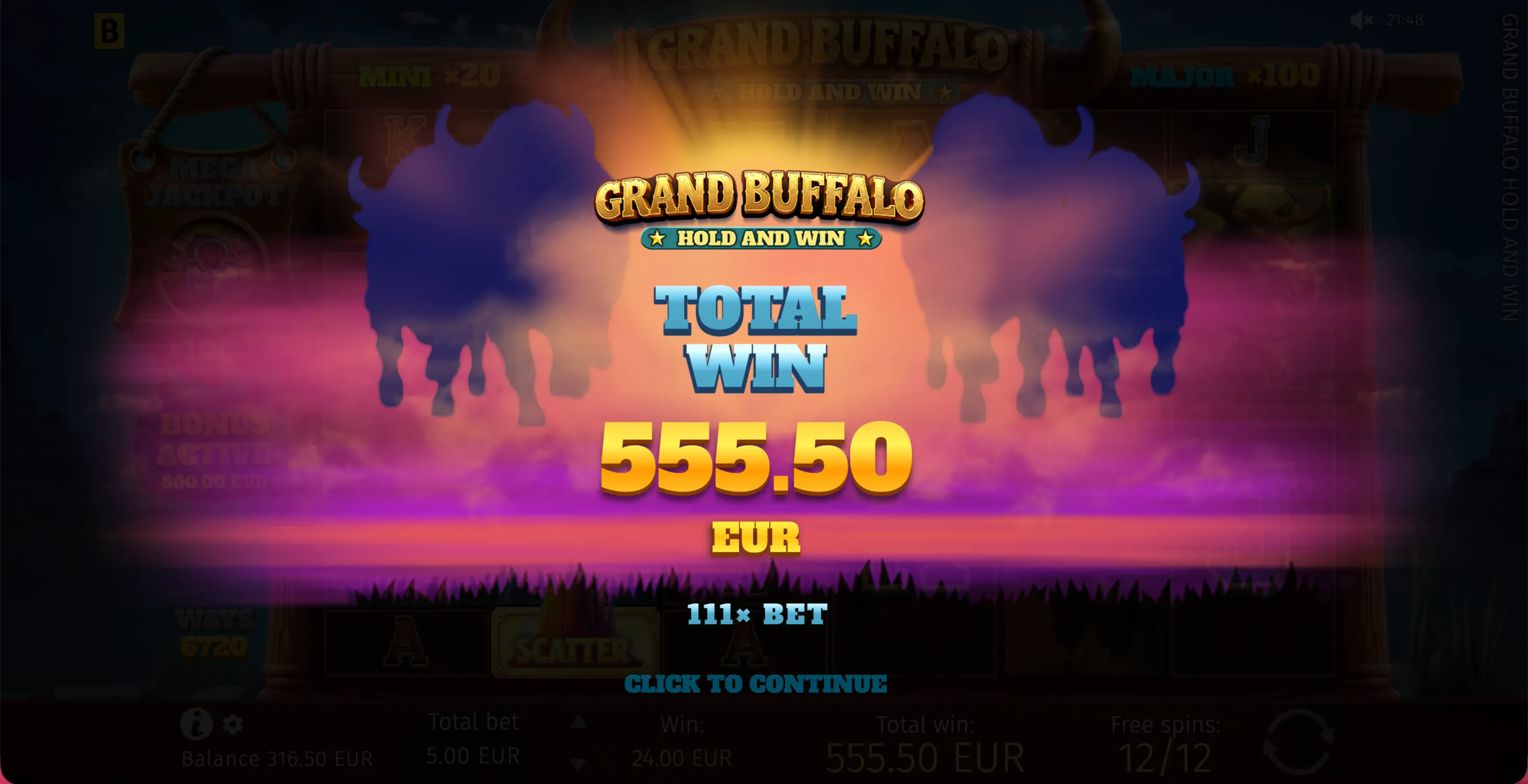 Grand Buffalo Hold and Win - 3