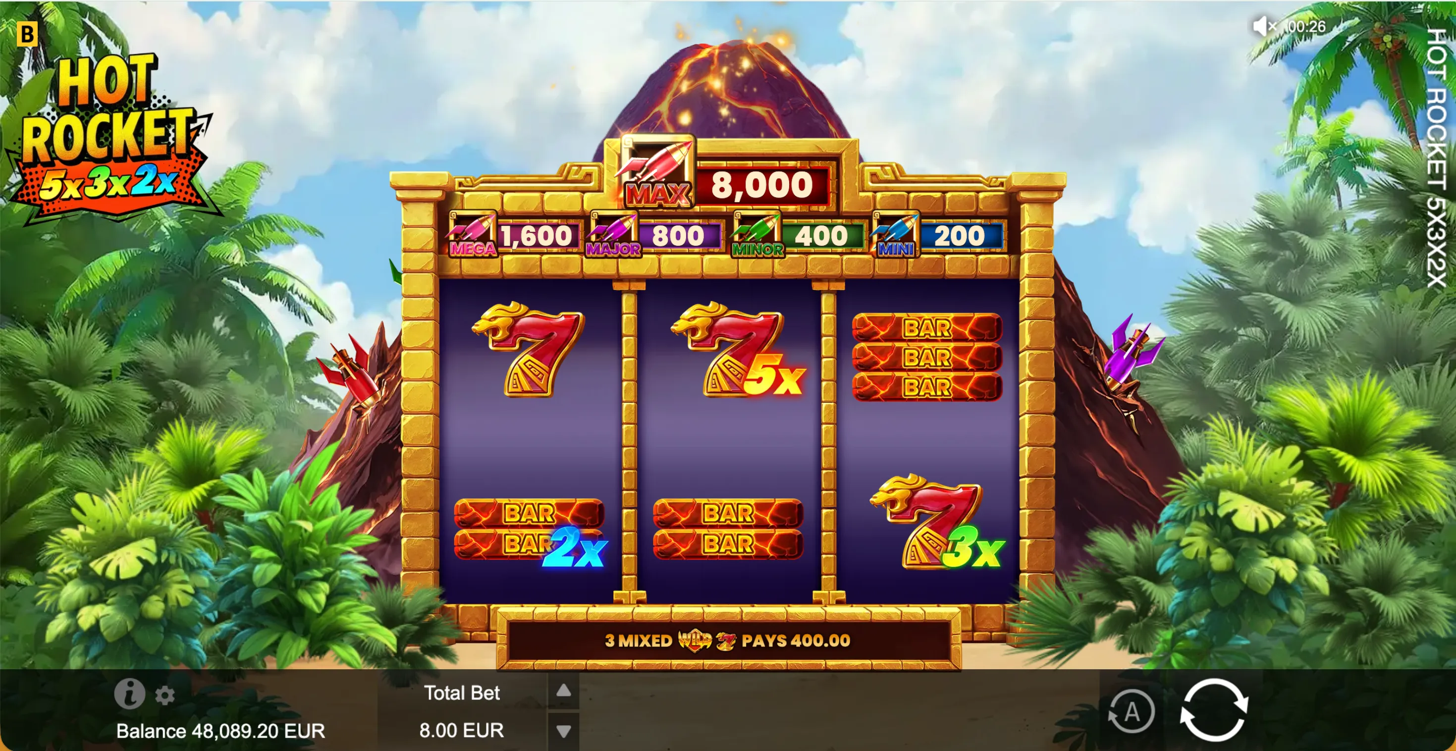 HOT ROCKET 5x 3x 2x - 2