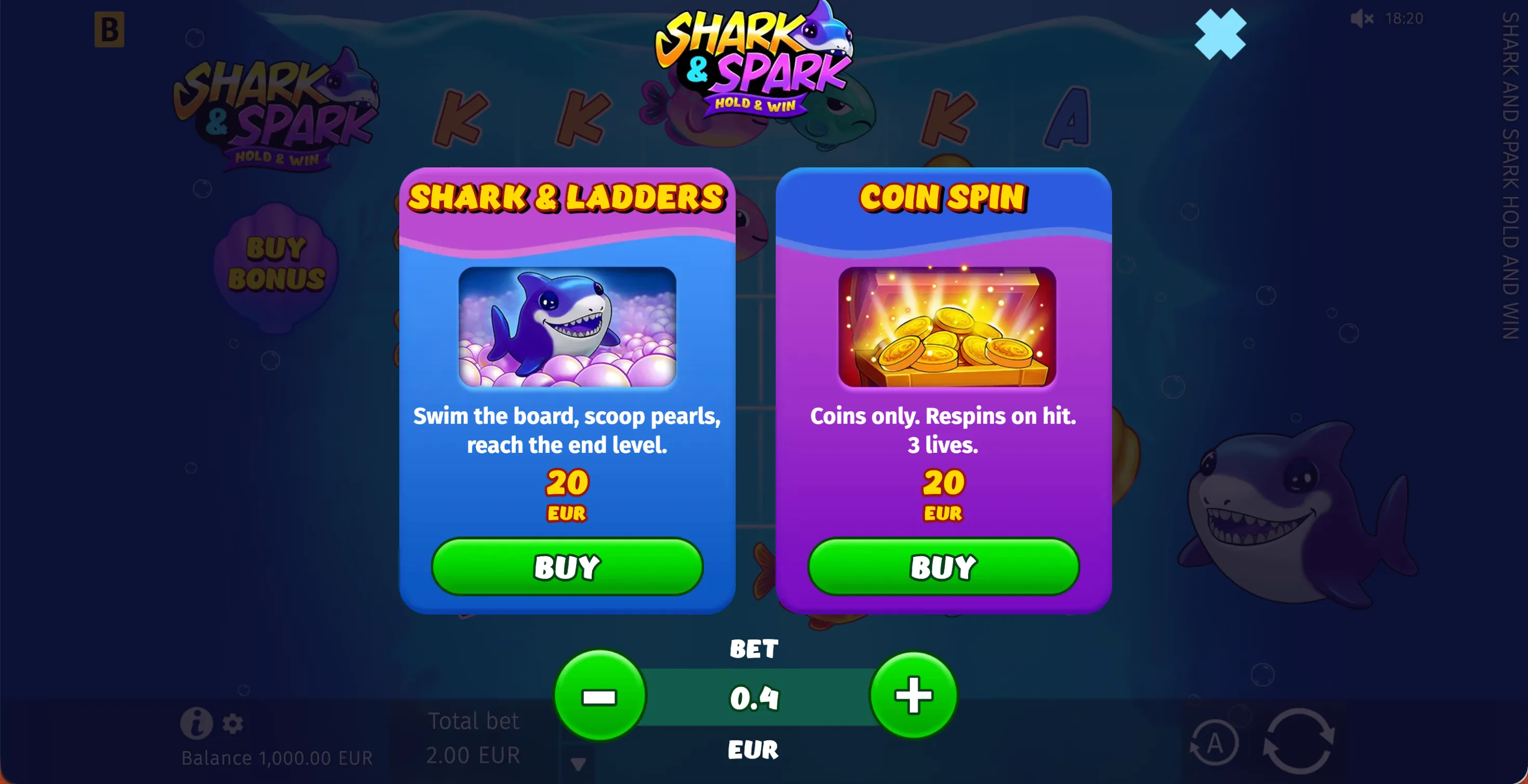 Shark & Spark Hold & Win - 4