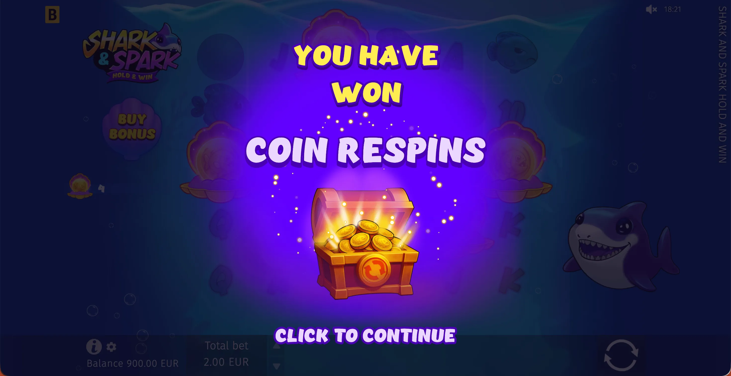 Shark & Spark Hold & Win - 5