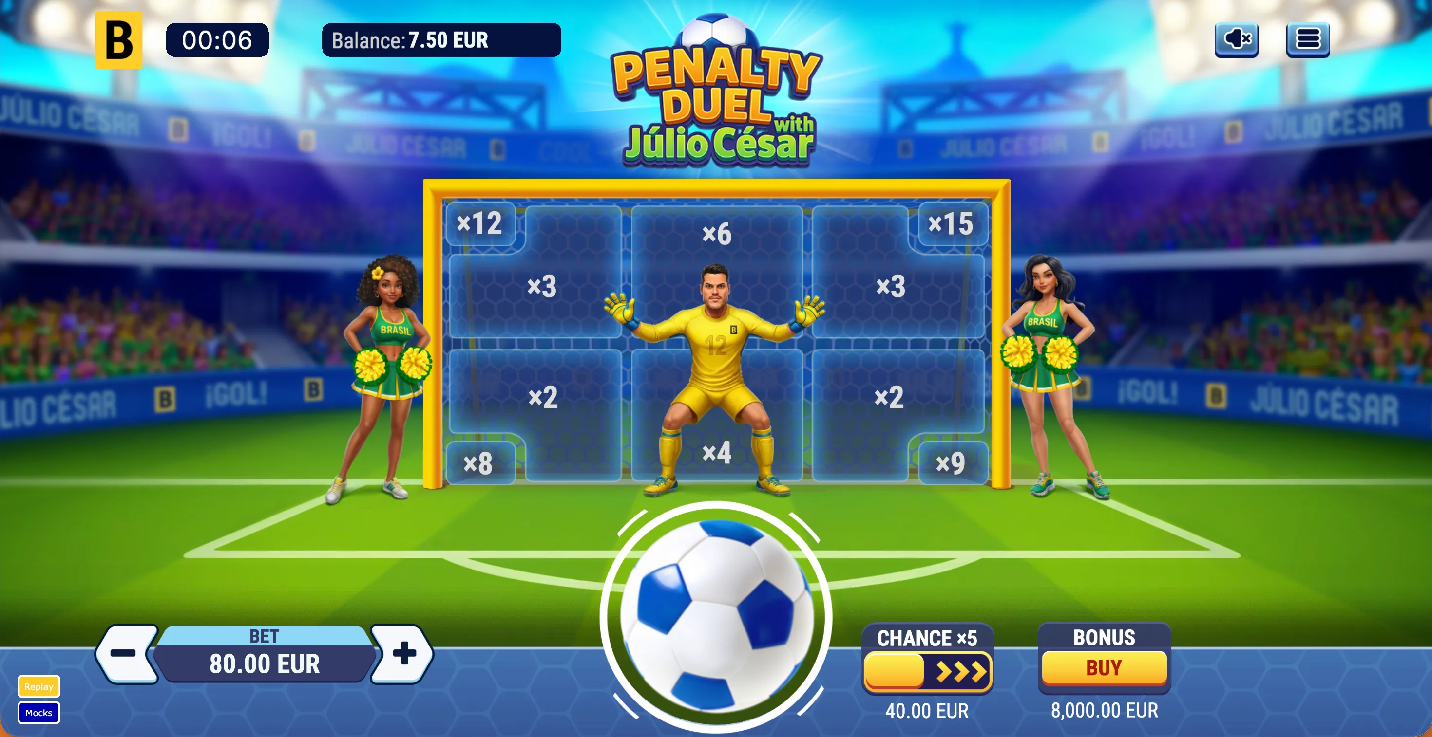 Penalty Duel with Júlio César - 2