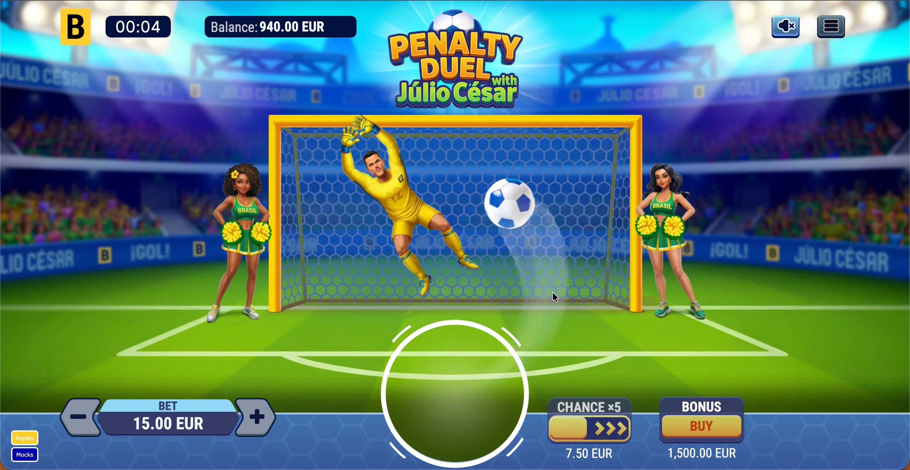 Penalty Duel with Júlio César - 3