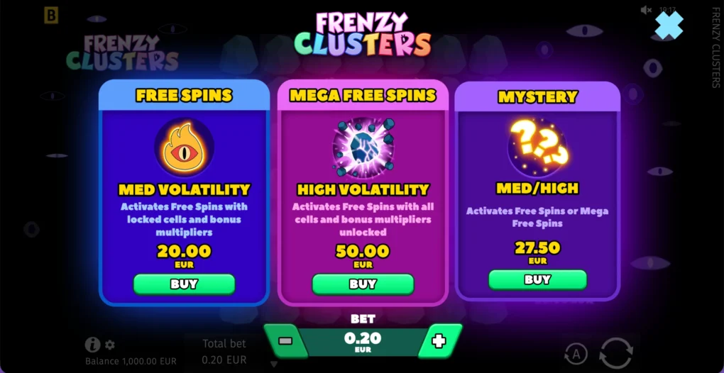 Frenzy Clusters - 4