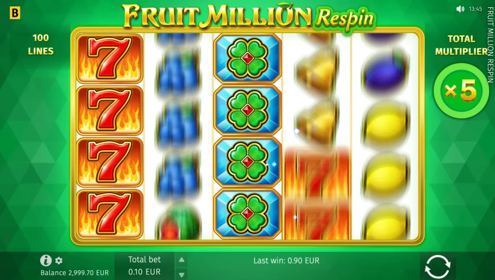 Fruit Million Respin - 5