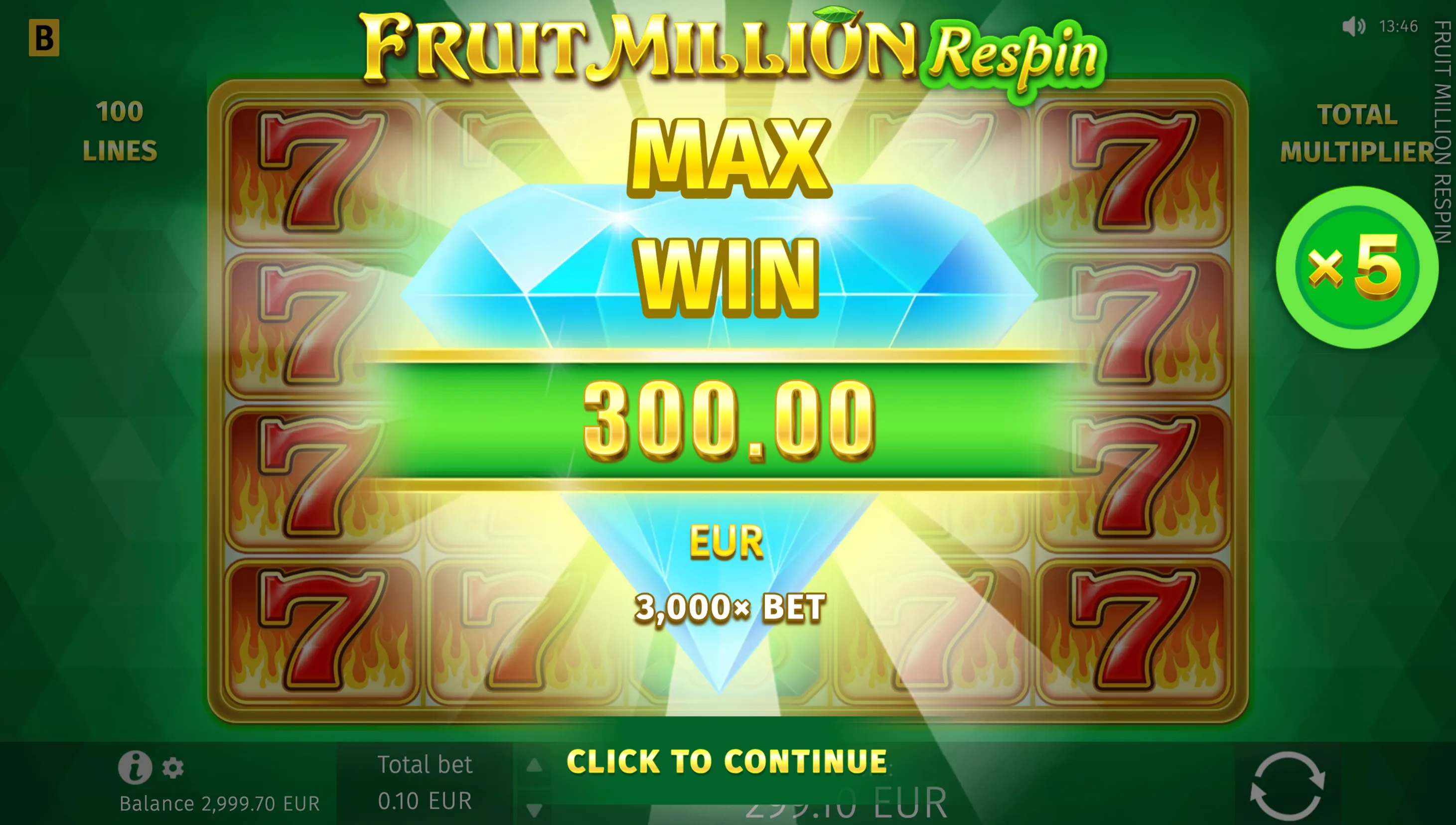 Fruit Million Respin - 8