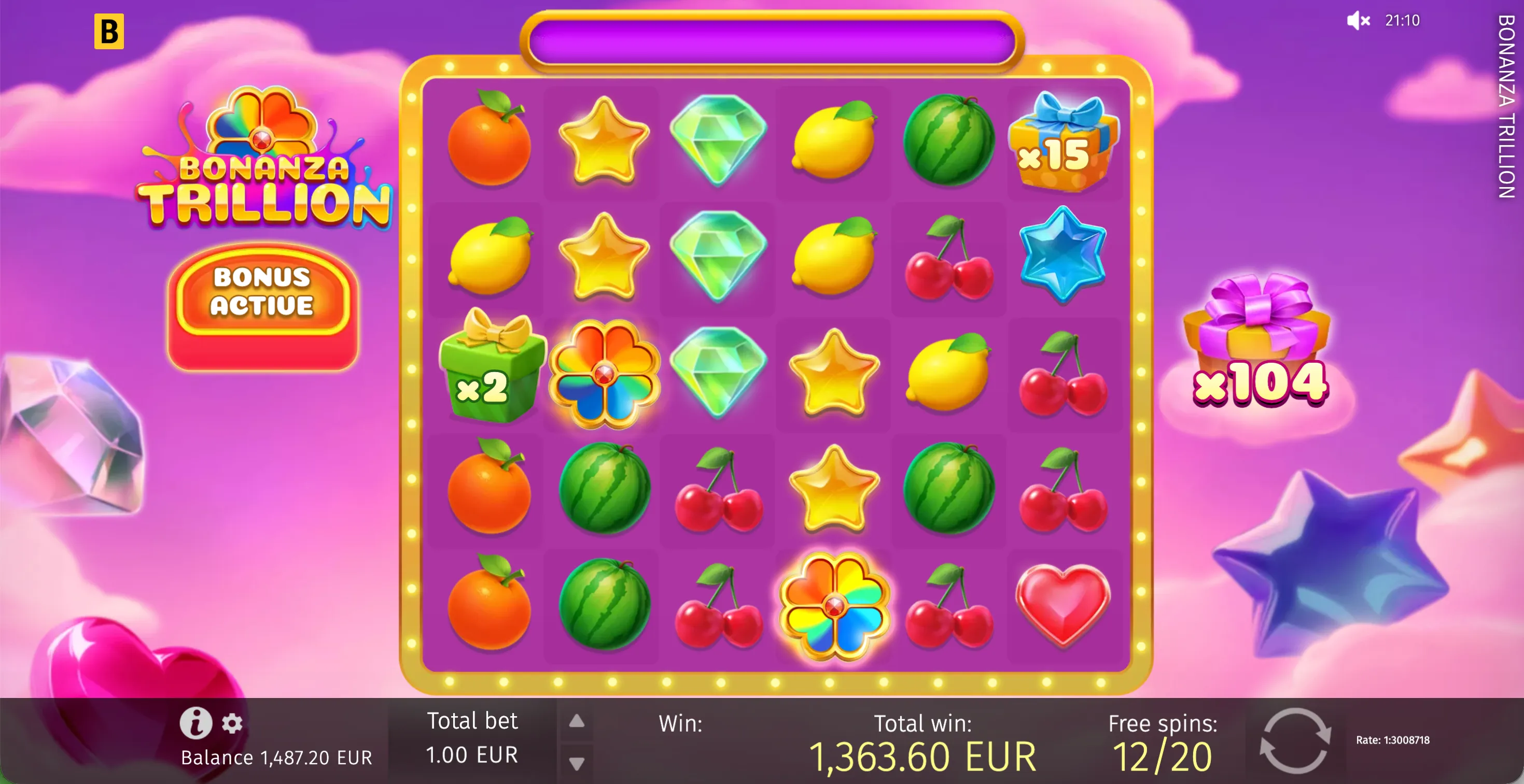 Bonanza Trillion Slot Demo | 97.17% RTP, Pays Anywhere